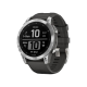 Garmin Fenix 7 Standard Edition (47 mm) – Silber mit Graphitband