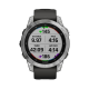 Garmin Fenix 7 Standard Edition (47 mm) – Silber mit Graphitband