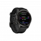 Garmin Fenix 7S Sapphire Solar Edition (42 mm) – kohlenstoffgraues DLC-Titan mit schwarzem Band