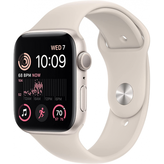 Dimprice Apple Watch SE 2022 2. Generation GPS 44 mm Polarstern Aluminiumgehause mit S M Polarstern Sportarmband