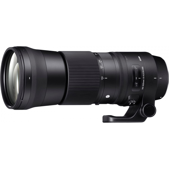 Sigma 150–600 mm f/5–6,3 DG OS HSM Contemporary Objektiv mit TC-1401 Konverter-Kit für Nikon-Kamera