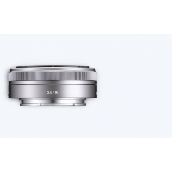 Sony E-Mount - APS-C 16 mm F2.8 Prime-Objektiv (Silber)